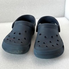 Crocs Iconic Comfort Classic Clogs Slip on Sandals Kids Size C 12 Children Blue