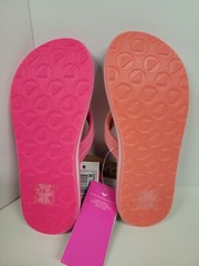 (Mismatched Color): Roxy Kids Striped Flip Flop Sandals Youth Size 1 Sample