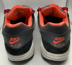 Nike Air Max 1 (GS) 555766-044 Dark Gray /Red-Black-Hot Lava Sz 6 Youth Sneakers