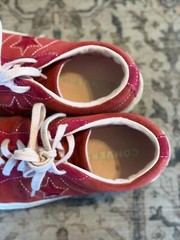 Converse Sneakers Kids Size 5 Red Pink Suede One Star OX 261791C