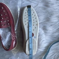 Marc Joseph New York Kid’s Red Leather Studded Loafer size 3