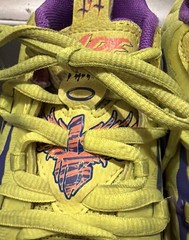 Puma X LaMelo MB.03 Spark Kids Size 13C Safety Yellow-Purple Glimmer 309955-01