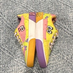 SpongeBob SquarePants Patrick Star Boys Sneakers Yellow Pink Cartoon Size 12