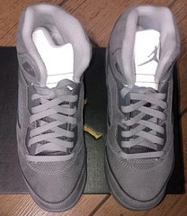Jordan 5 Retro (PS) LT Graphite/White-Wolf Grey 440889-002 Size 2Y