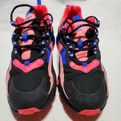 Size 6 – Nike Air Max 270 React Low Black Crimson Blue