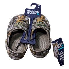 Rugged Shark – Real Tree -Toddler -EVA Clogs Featuring A Camouflage Print Size 7