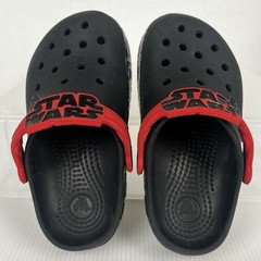 DARTH VADER Kids Crocs Clogs Child Shoe Size 12 Star Wars Theme Costume Wear