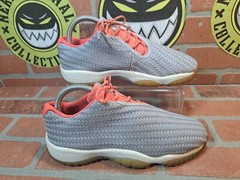 Nike Air Jordan Future Low Wolf Grey Infrared Youth Size 6 Gray/pink