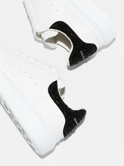 Alexander McQueen Kids Crystal Embellished Oversized Sneakers Schuhe Shoes 30