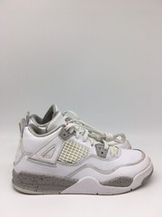 Nike Air Jordan 4 Retro Cement White Oreo PS Pre School Size 2 Youth Used