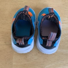 Nike Flex Runner 2 LIL PSV Blue Orange Kids Preschool Running Shoes Size 5C