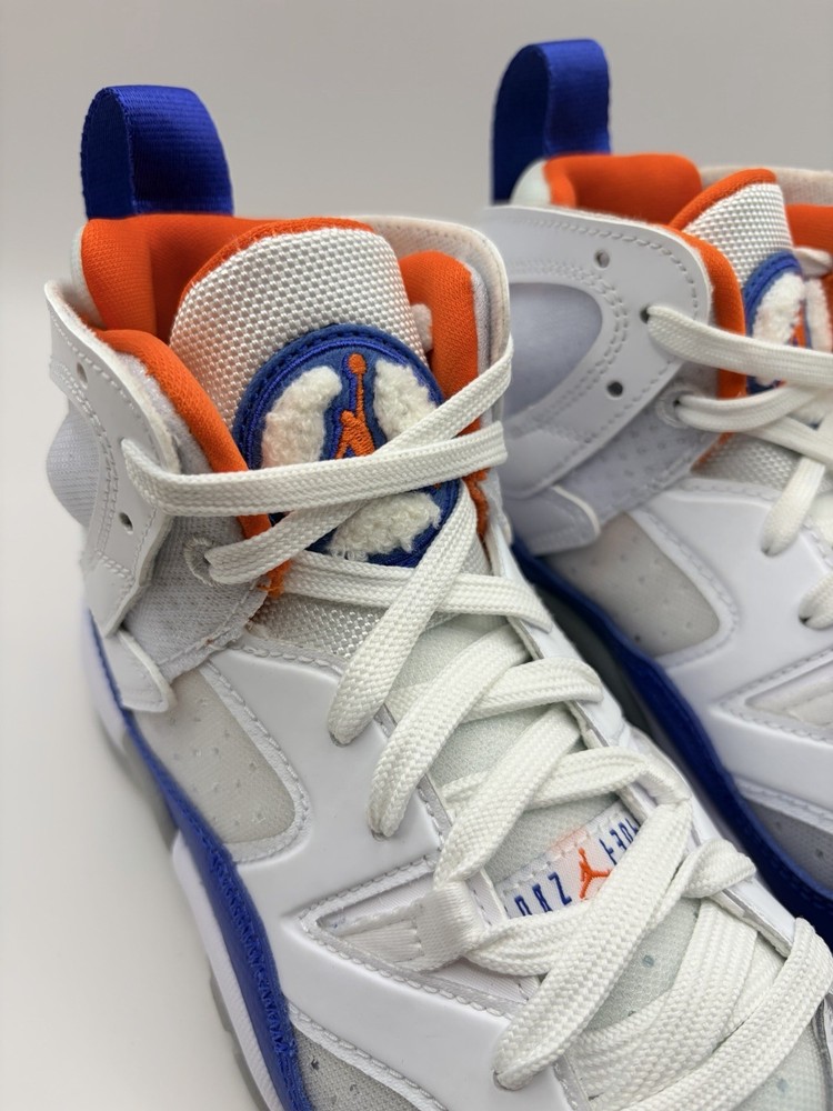 Jordan Jumpman Two Trey (GS) High-Top Sneakers White/Blue/Orange US 4.5Y