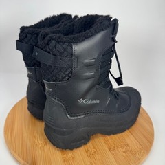 Columbia Kids Bugaboot Plus IV Omni-Heat Waterproof Winter Boots Black Kids Sz 4