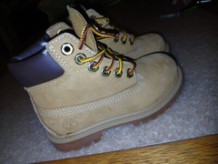TIMBERLAND Camel Waterproof (wheat nubuck) Kids Size 9