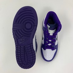 NEW Nike Dunk High (PS) Electro Purple Navy White DH9753-100 Size 11C