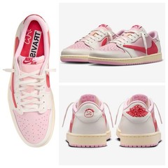 Jordan 1 Retro Low OG SP Travis Scott ‚Tropical Pink‘ (PS) – Size 3Y – CONFIRMED