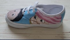 Hand Painted Minion’s Unique Character & Color Keds Original Kids Sz 7 Shoes