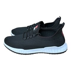 ECKO UNLTD. Black White Casual Mesh Stretch Sneakers Youth Size 11
