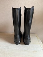 Hunter Original Pull On Big Grab Handle Gloss Rain Boots US 3B 4G