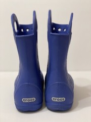 Crocs Kids Unisex Handle it Rain Boots Size J2 Blue Pull on