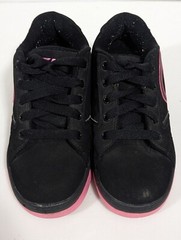 Heelys 770291 Propel 2.0 Black Pink Rolling Wheeled Skate Shoes Youth US 3