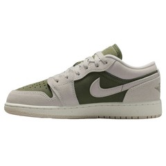 Nike Air Jordan 1 Low SE Medium Olive Sail HV4396-201 GS New