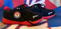 *TEXAS RANGERS* Kids Super Cute Red/Black Texas Rangers Shoes By Fila, Size 3
