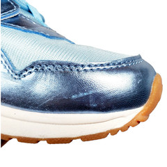 HEELYS ‘Force’ Blue Textile/Leather Lace Low Top Skating Shoes Unisex Youth 5