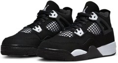 Nike Air Jordan 4 Retro White Thunder Black (PS)FV4537-001 Size 11C-3Y