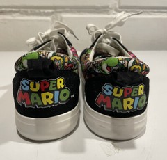 BARELY WORN Nintendo Ground Up Super Mario Shoes Game Over Kids Size 6 Canvas