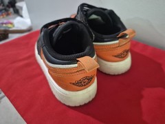 Pre-School Kids Nike Air Jordan 1 Low ALT (PS) Black/Starfish (DR9748 081) 13C