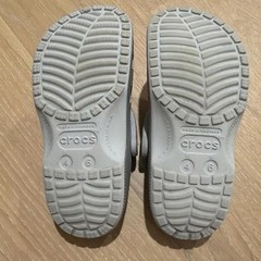 Crocs Classic Clog Silver Glitter Slip-On Clogs Unisex Kids US 6