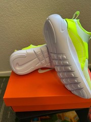 Nike Flex Runner 4 PS Barely Volt White Kids Preschool Running Shoes IF2894-700