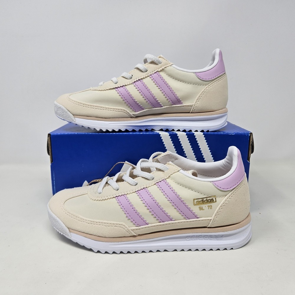 Adidas SL72 RS EL C ‚Chalk White Bliss Lilac‘ / JP9660 / Kids Size 13K