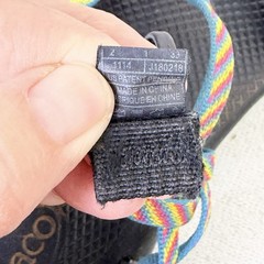 Chaco ZX/2 Sandals Classic Fiesta Rainbow Stripe Strappy Hiking Kids Size 2