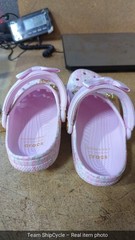 with box LoveShackFancy X Crocs Kids Girl Size 4 J4 36 37 Clogs Pink Mi G2U