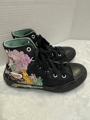 Converse Notebook Print Chuck Taylor All Star Hi Top Sneaker Youth Sz 1 Shoe