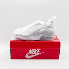 Nike Air Max 270 (PS) White / Metallic Silver AO2372-103 – Select Size