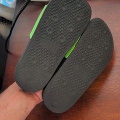 Minecraft Creeper Slide Sandals Green/Black Unisex Kids US Size 1-2
