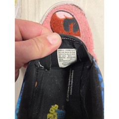 SpongeBob SquarePants Patrick Star Kids Slip On Sneakers Blue Yellow Pink Size 3