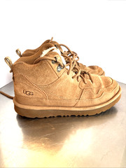 UGG Harkley Boots Chestnut Brown Leather Suede Women’s 6 Youth 4.5