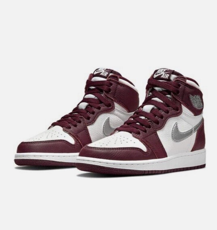 Jordan 1 Retro High OG ‘Bordeaux’ GS Sneakers 575441-611- SZ 6 Y- 7.5 W