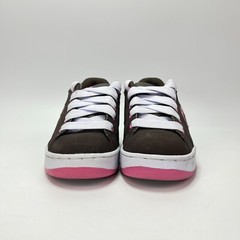 Heelys Roller Brown Pink White Laces 7348 Shoes Sneaker Youth Size 3