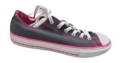 Converse All Star gray canvas, double-tongue sneakers, youth 5M