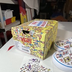 VANS Wheres Waldo? SneakersTD Kid Sz 4 Skatecore Kidcore Unisex Cartoons Toddler