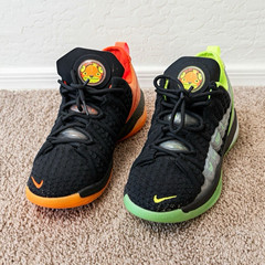 Nike KD 13 Basketball Sneakers CW2760-009 Black Low Top Youth Size 4Y women 5.5