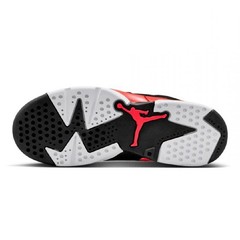 Little Kid’s Jordan 6 Retro „Infrared Salesman“ Black/Lt Crimson (IQ1277 001)
