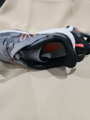 New Balance Kid’s Rave Run V2 Hook & Loop Running Shoe, Slate Grey/Black, 7.5 W