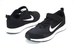NIKE DOWNSHIFTER 9(PSV) BLACK/WHITE-ANTHRACITE AR4138-002 LITTLE KIDS SHOE