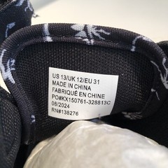 FABKIDS Kids Dinosaur Light-Up High-Top Sneaker Black Size 13